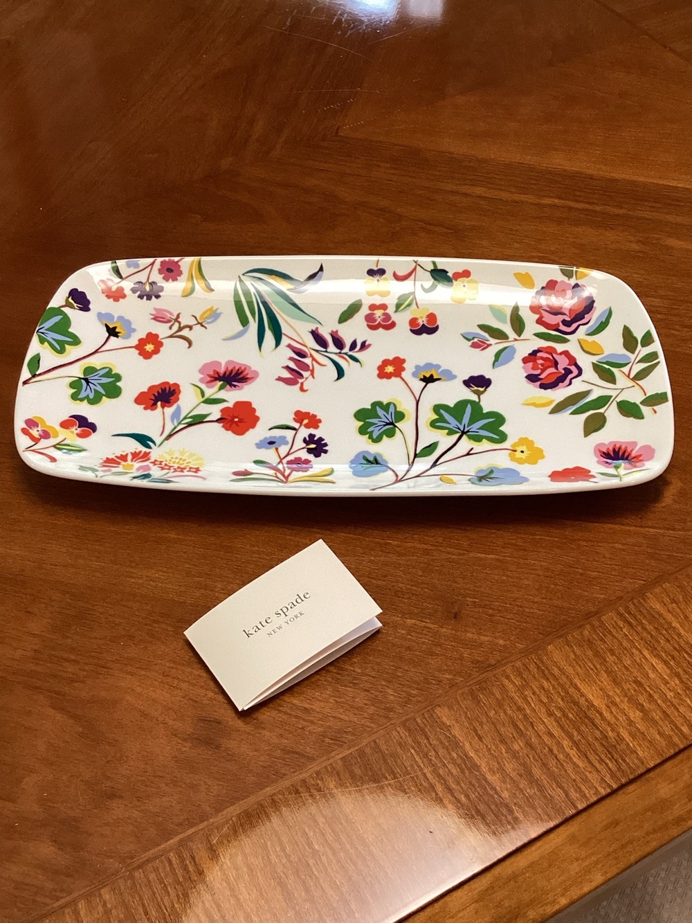 kate spade new york Garden Floral Hors D'Oeuvres Tray